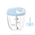 Mini  Powerful Meat Grinder Garlic Press Ginger Grinding Vegetable Cutter Hand-power Food Chopper Mincer Mixer