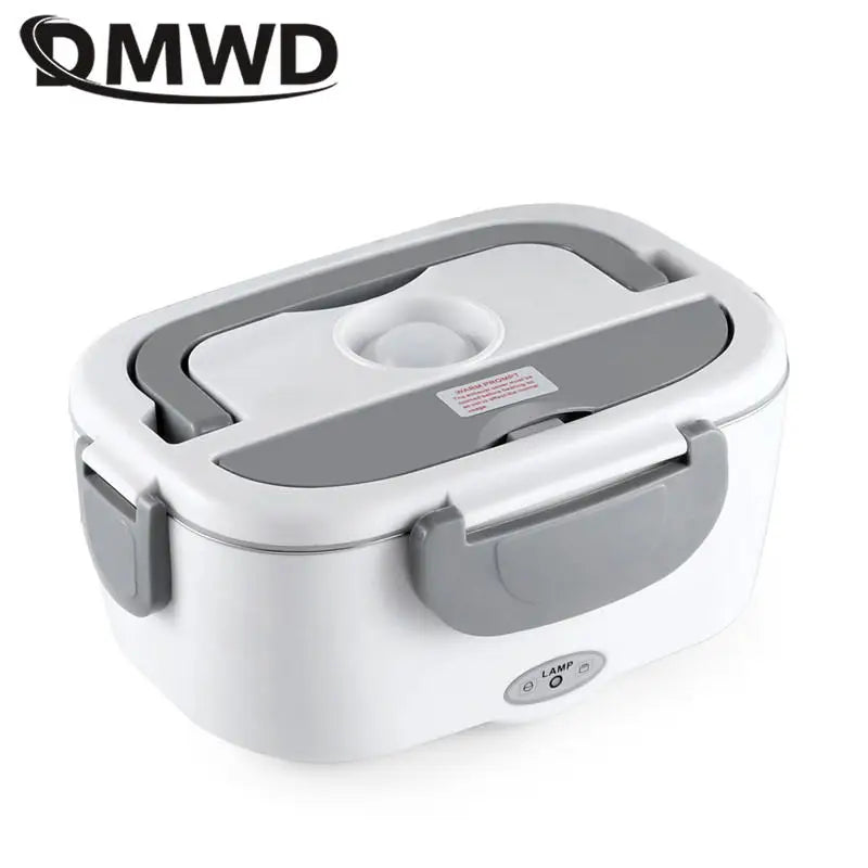 DMWD Multifunction lunch box Food Heater Fast heating insulation machine portable food warmer for Car Office Dormitory 12V EU US