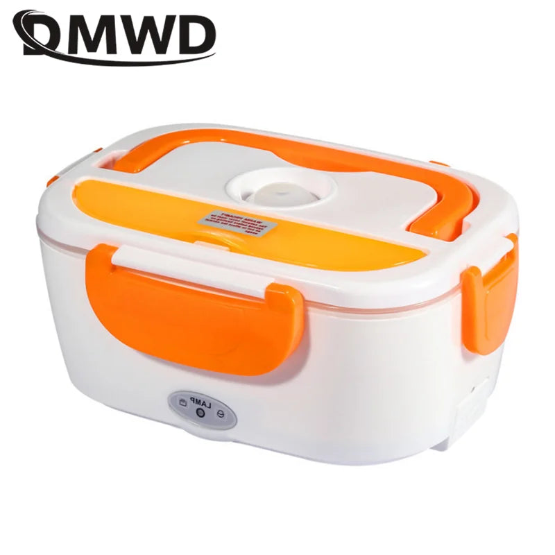 DMWD Multifunction lunch box Food Heater Fast heating insulation machine portable food warmer for Car Office Dormitory 12V EU US